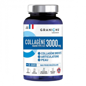 Granions Collagène Marin Type I et II 3000mg 80 comprimés