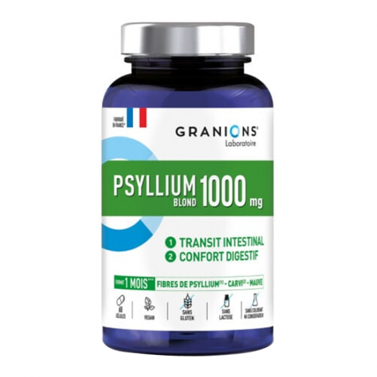 Granions Psyllium Blond 1000mg 60 gélules