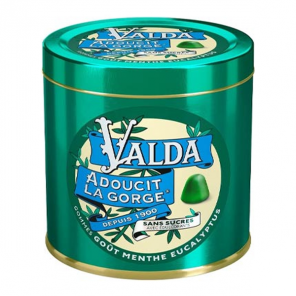 Valda Menthe eucalyptus sans sucre gommes 140gr