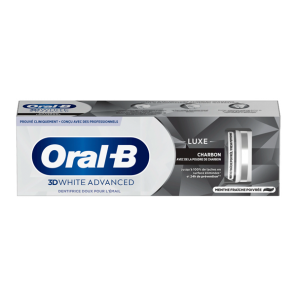 Oral-B 3D White Advanced luxe charbon dentifrice 75ml