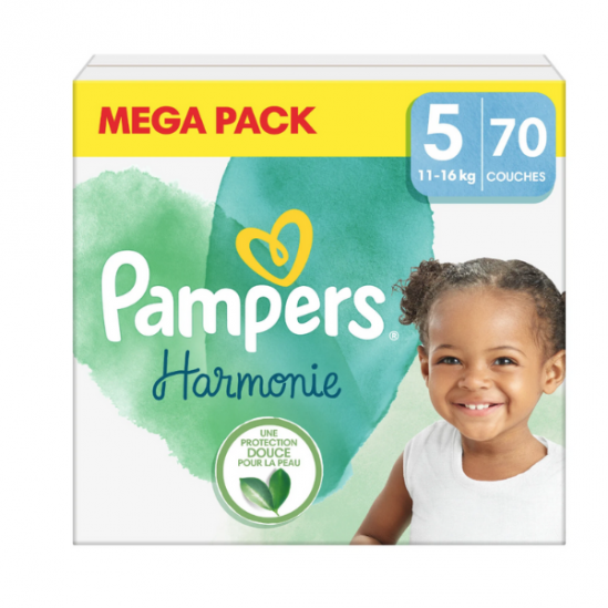 Pampers Bébé Premium Protection 82 couches Taille 5  de 11Kg-16Kg