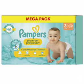 Pampers Bébé Premium Protection 82 couches Taille 5  de 11Kg-16Kg