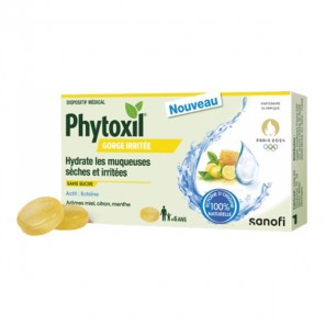 Phytoxil gorge irritée miel citron menthe 16 pastilles