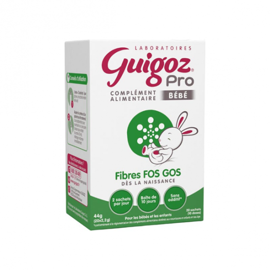 Guigoz Pro Bébé Fibres FOS GOS 20 sachets