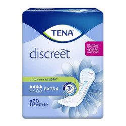 TENA Discreet Extra 20 serviettes