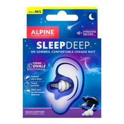 Alpine Sleepdeep bouchons d'oreilles 3D