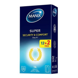 Manix Super Easy Fit 12+2 préservatifs