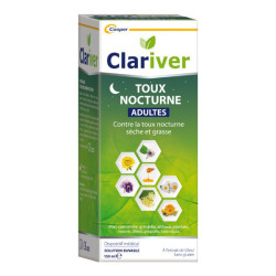 Cooper Clariver solution buvable toux nocturne adultes 150ml