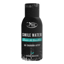 DentiSmile Smile Water bain de bouche au charbon actif 300ml