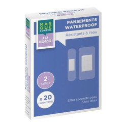 Marque Conseil boîte de 20 pansements waterproof