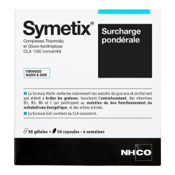 Nhco symetix surcharge pondérale 56 gélules + 56 capsules