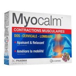 3C Pharma Myocalm Contractions Musculaires 30 Comprimés