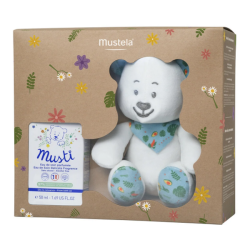 Mustela coffret Musti eau de soin parfumée 50ml + doudou ourson