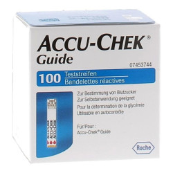 Accu-Chek Guide 100 bandelettes réactives