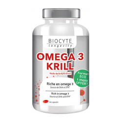 Biocyte Longevity Omega 3 Krill 90 capsules