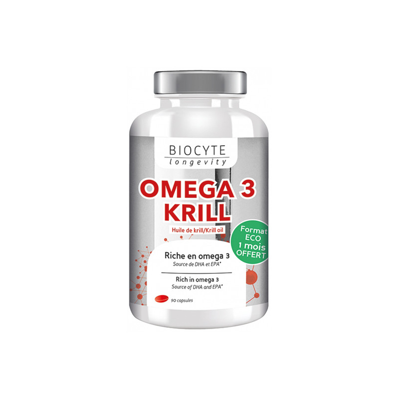 Biocyte Longevity Omega 3 Krill 90 capsules