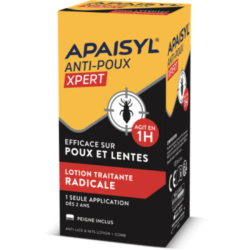 Apaisyl Xpert lotion anti-poux et lentes 100ml + peigne