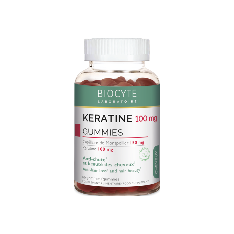 Biocyte Kératine 100mg 60 gummies