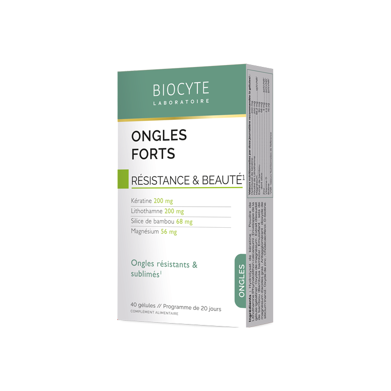 Biocyte Ongles Forts 40 gélules