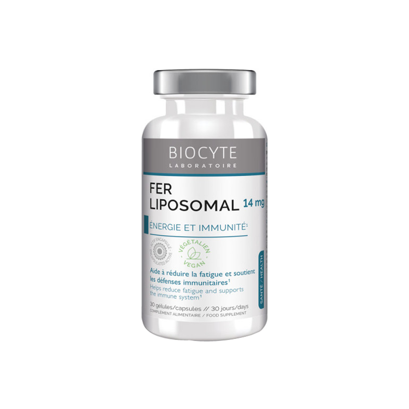 Biocyte Fer Liposomal 30 gélules