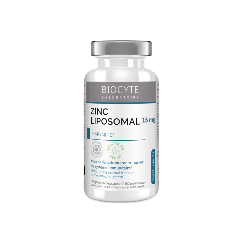 Biocyte Zinc Liposomal 15mg 60 gélules