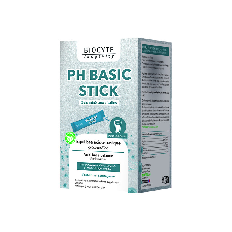 Biocyte PH Basic Goût citron 21 sticks