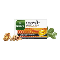 Mediflor Oropolis Coeur liquide gelée royale citron 16 pastilles