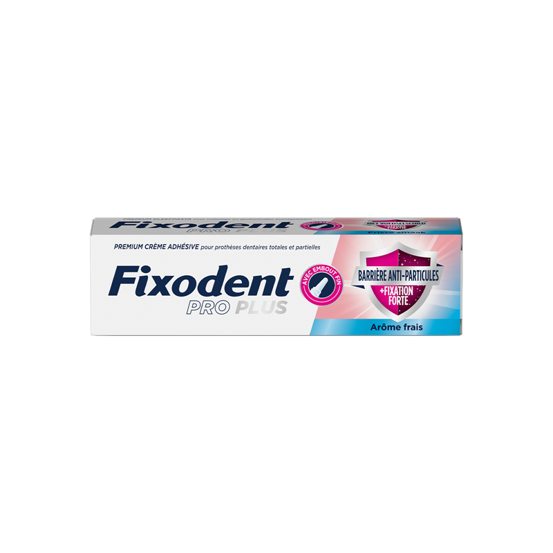 Fixodent Pro Plus Barrière anti-particules fraîche 57gr