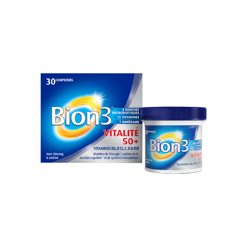 Bion 3 Vitalité 50+ boîte de 30 comprimés