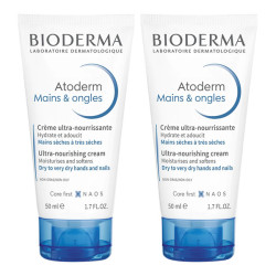 Bioderma Atoderm Crème mains & ongles lot de 2 x 50ml