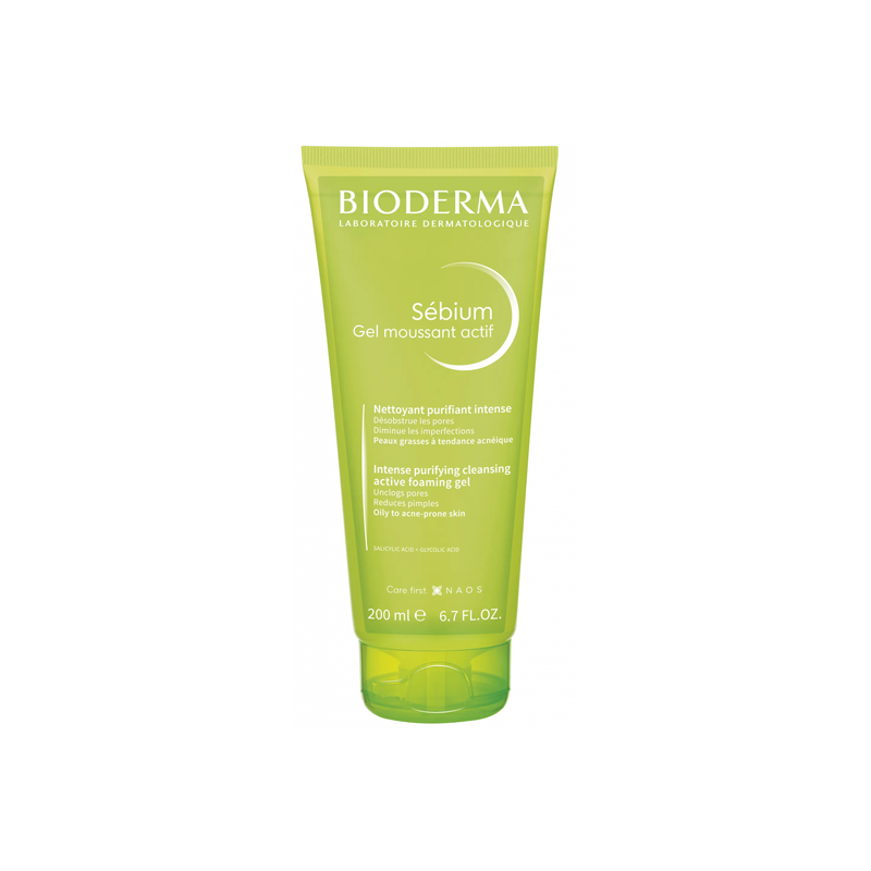 Bioderma Sébium Gel moussant actif 200ml