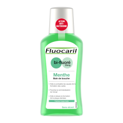 Fluocaril Bain de bouche Bi-fluoré 25mg menthe 300ml