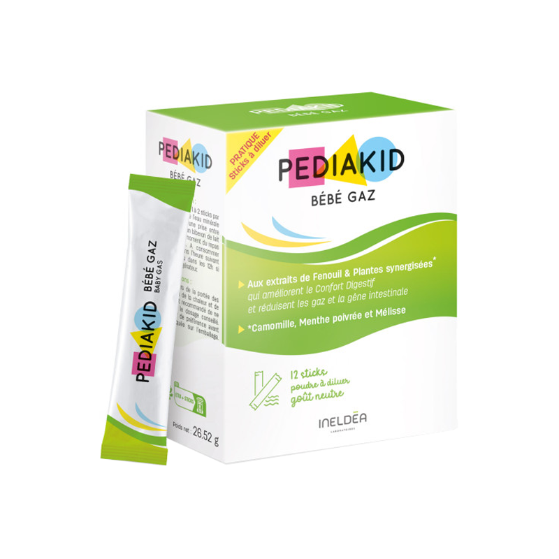 Pediakid Bébé Gaz 12 sticks 26,52gr