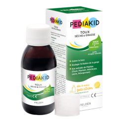 Pediakid Toux Sèche & Grasse Sirop goût citron 125ml