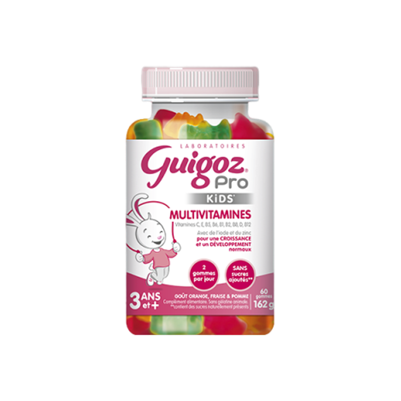 Guigoz Pro Kids Multivitamines 60 gommes