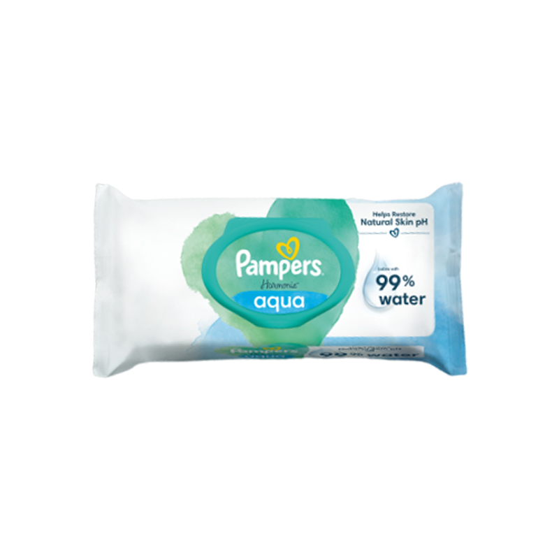 Pampers Harmonie Aqua 48 Lingettes