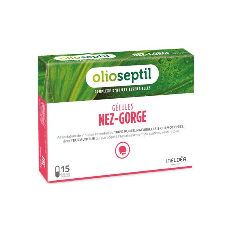 Olioseptil Nez et Gorge 15 gélules végétales