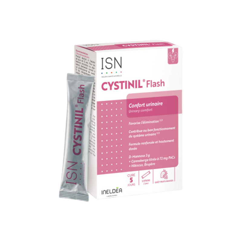 Ineldéa Santé Naturelle Cystinil Flash Confort urinaire 10 sticks