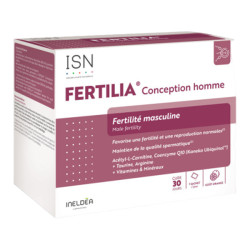 Ineldéa Santé Naturelle Fertilia Conception homme fertilité masculine 30 sachets