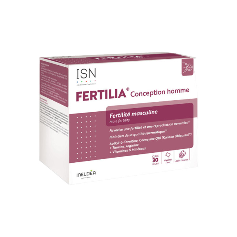 Ineldéa Santé Naturelle Fertilia Conception homme fertilité masculine 30 sachets