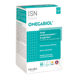 Ineldéa Santé Naturelle Omegabiol Santé cardiovasculaire et cognitive 60 capsules