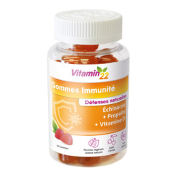 Vitamin'22 Gommes Immunité Défenses naturelles 60 gommes