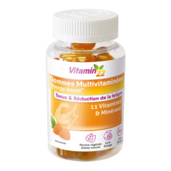 Vitamin'22 Multivitaminées Energy boost 60 gommes