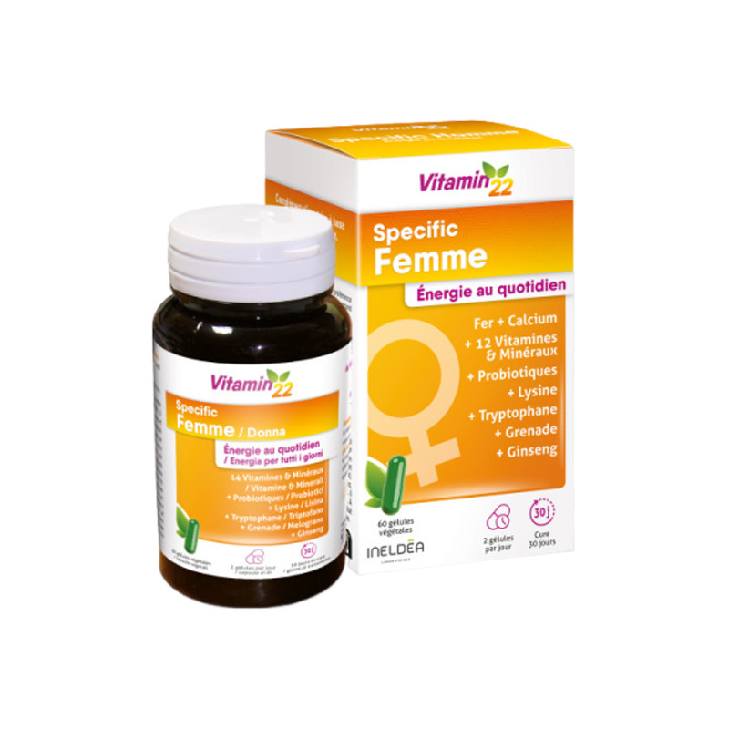 Vitamin'22 Specific Femme 60 gélules