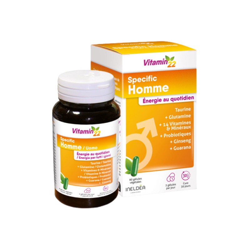 Vitamin'22 Specific Homme 60 gélules