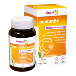 Vitamin'22 Immunité 30 comprimés sécables