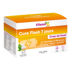 Vitamin'22 Cure Flash 7 jours goût orange 7 unidoses de 30ml