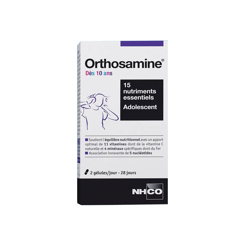 NHCO Orthosamine Dès 10 ans 56 gélules