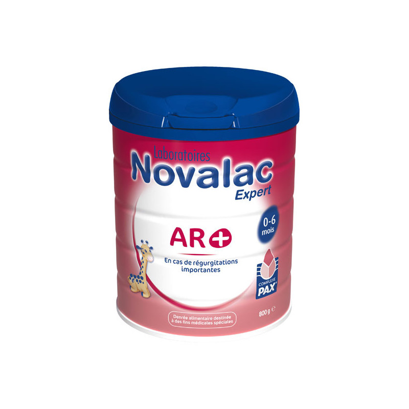 Novalac AR+ Lait 1er âge 0-6 mois 800gr