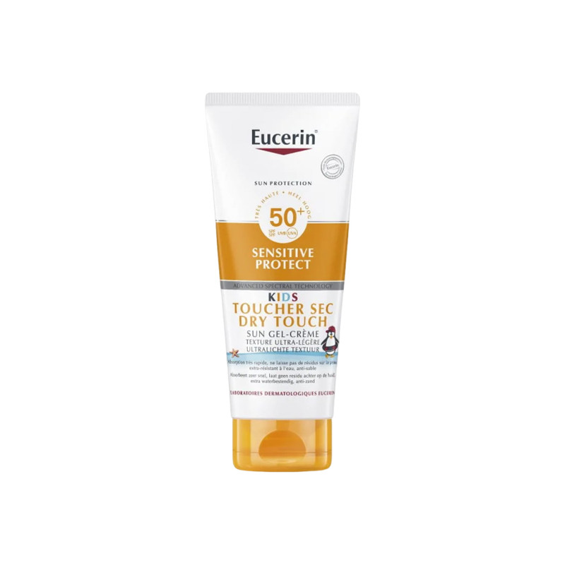 Eucerin Sun Protection Sensitive protect kids gel-crème toucher sec SPF50+ 200ml